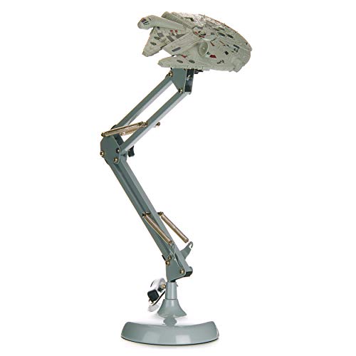 Paladone Millennium Falcon Posable Star Wars - Lampada da scrivania per tutte le età, colore: Grigio