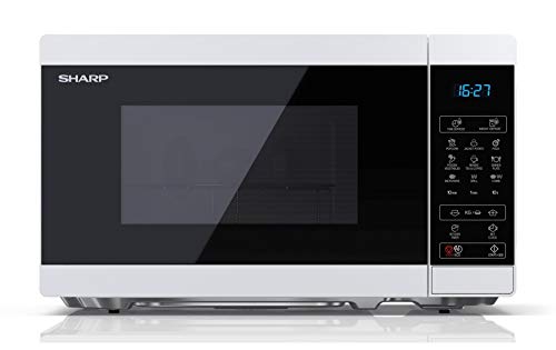 Sharp YC-MG02EW, forno a microonde, 20 l, 800 W, colore: bianco