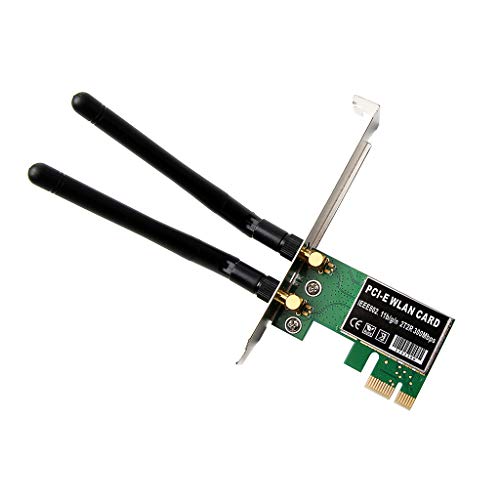 Homyl 2.4/5.0GHz 300Mbps Wireless PCI-E PCI Express Card, PCI-E 11 AC WLAN Card