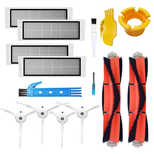 Kit di accessori per XIAOMI MI Robot pezzi di ricambio per aspirapolvere 2 Pz Main 2 pezzi Spazzola per denti di lato 2 pezzi HEPA Filter