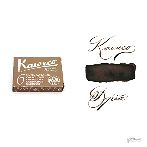 Kaweco 10000259 - Cartucce per inchiostro, 6 pz, colore: Marrone caramello
