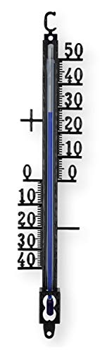 Lantelme Termometro da Giardino 18 cm termometro analogico da Esterno in Metallo per Balcone 7400