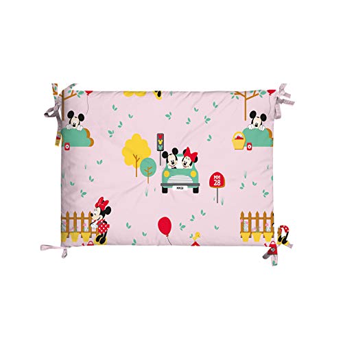 Disney Paracolpi Standard Minnie&Mickey in Cotone Rosa Ragazzo Caleffi