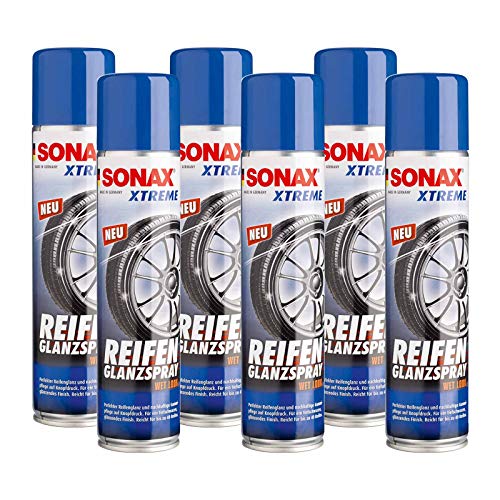 SONAX 6 X 02353000 Xtreme Pneumatici Spray Lucidante Wet Look Spray 400 ML