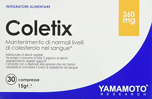 Yamamoto Research Coletix® integratore alimentare a base di riso rosso fermentato con gamma orizanolo e coenzima Q10 30 compresse