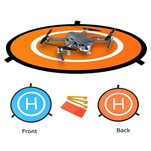 Hensych Fast-piega Landing Pad 75CM Uso doppio laterale RC Drone Launch Pad con custodia per DJI Mavic Mini / Air/DJI Mavic Pro/DJI Spark/DJI Phantom 2 3 4 inspire 1