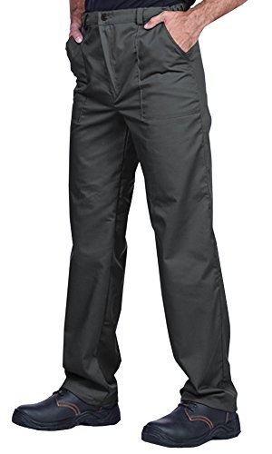 Pantaloni da lavoro uomo, S-3XL, Made in EU,Colori diversi, ProWear (L, grigio)