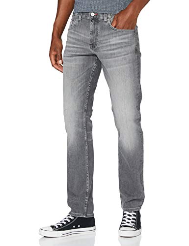 Tommy Hilfiger Uomo Slim Bleecker Pstr Caddo Grey Loose Fit Jeans, Grigio (Caddo Grey), W32/L36