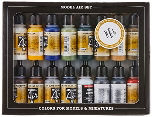 Vallejo Model Air - Set di Colori Acrilici per Aerografo, Multicolore