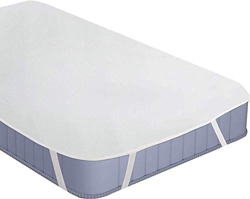 Utopia Bedding Coprimaterasso Impermeabile - Traspirante in Spugna di Cotone Top - (90x200 cm)