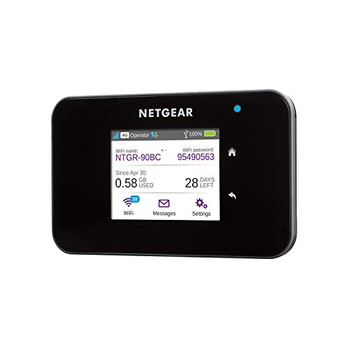 Netgear AC810 Router 4G Portatile, Hotspot con Velocità di Download fino a 600 Mbps, Connetti fino a 15 Dispositivi