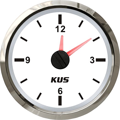 KUS garantito orologio calibro misuratore 12hour formato con retroilluminazione 52mm 12V/24V