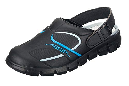 Abeba 7331-35 Dynamic - Scarpe, sandali sabot, Taille 45, nero/blu