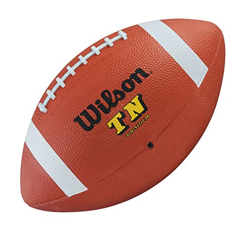 Wilson, Palla da football americano, TN Rubber, Gomma, Marrone, Per giocatori amatoriali, WTF1509XB