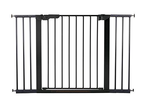 BabyDan Premier - Cancello di sicurezza, Protezione della porta o scala per il bloccaggio, Una parte di base con 6 estensioni, in totale: 112 - 119,3 cm