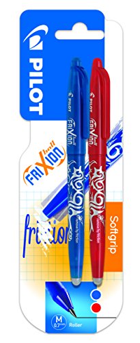 Pilot Frixion - Blister 2 penne a sfera, colore: blu e rosso
