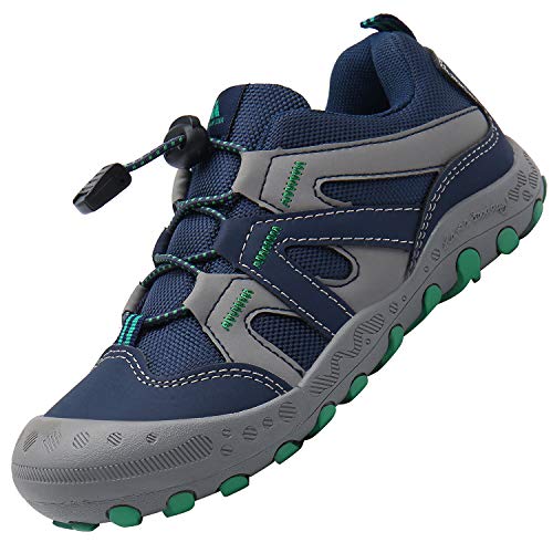 Scarpe da Escursionismo Bambini Scarpa da Trail Ragazzi Leggero Estive Scarpette da Trekking Ragazze Durevole Blu Navy 37 EU