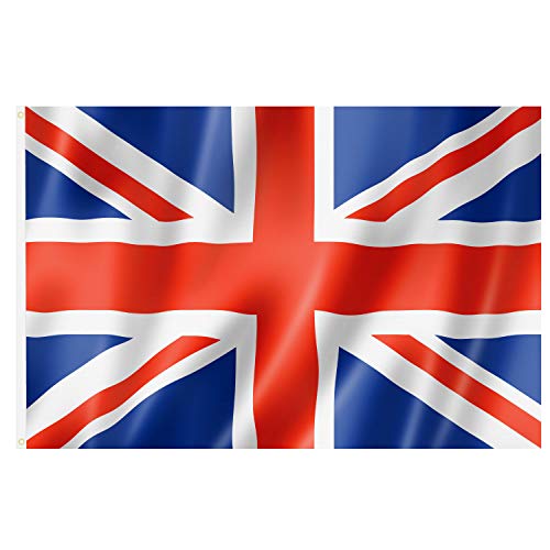 TRIXES Grande Bandiera del Regno Unito, Union Jack 5 Piedi x 3 Piedi, Bandiera Inglese.