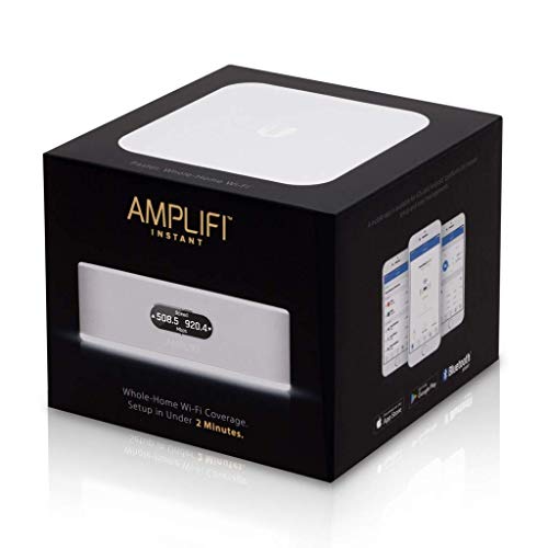 amplifi Instant Router 2,4 GHz/5 GHz – Dual Band, AFI-INS-R-EU (2,4 GHz/5 GHz – Dual Band Wi-Fi/Gigabit Ethernet (1) WAN, (1) LAN.