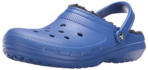 Crocs Classic Lined Clog, Zoccoli Unisex – Adulto, Blu (Cerulean Blue/Navy), 42-43 EU