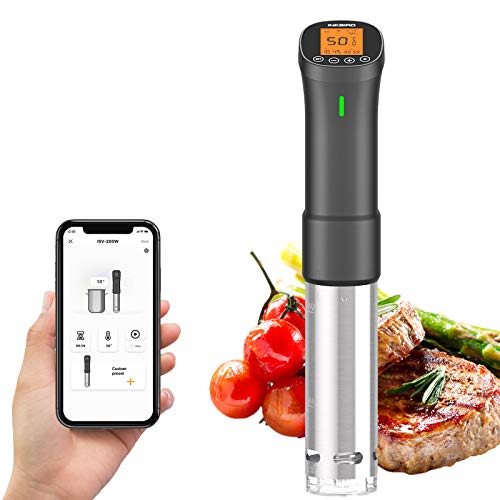 Inkbird ISV-200W Sous Vide, Roner Cucina Professionale, Wi-Fi Slow Cooker Controllo Remoto, Circolatore di Immersione per Cottura a Bassa Temperatura, 1000W