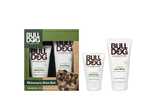 Bulldog Kit di Crema Idratante e Detergente Viso - 2 Confezioni da 100 ml e da 150 ml