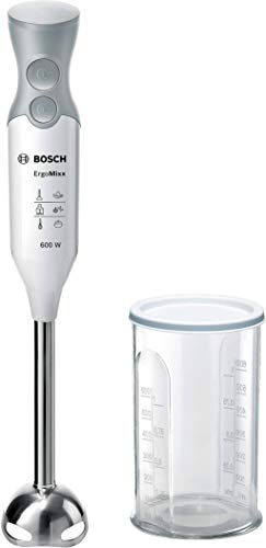 Bosch Elettrodomestico MSM66110 Mixer a Immersione, 600 W, 0.6 Litri, Plastica, Bianco
