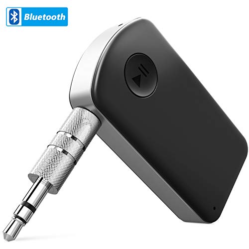 Ricevitore Bluetooth, TedGem Bluetooth Auto, Stereo Auto Bluetooth, Aux Bluetooth Car, Bluetooth Aux, Ricevitore Bluetooth Aux con 3,5mm Jack Microfono Incorporato per Home Audio Music Sistema