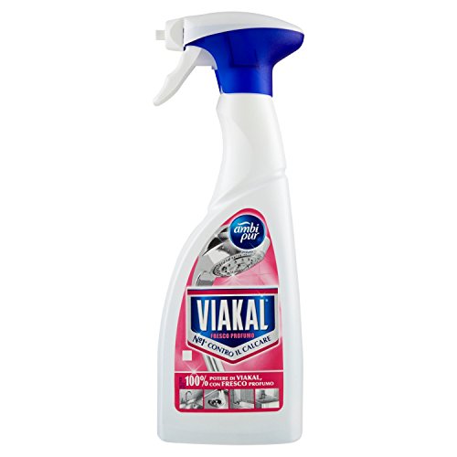 Viakal – Detersivo, contro il calcare, Profumo Fresco – 500 ml – [Confezione da 6]