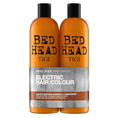 Tigi Bed Head Color Goddess Duo Pack per capelli colorati (shampoo 750ml e balsamo 750ml)