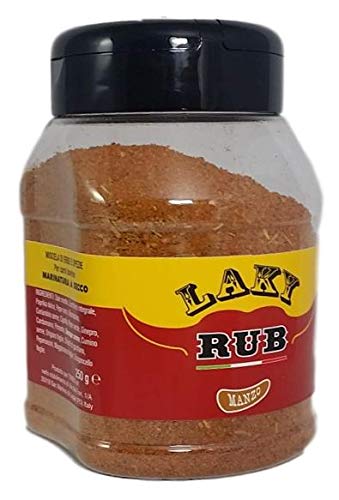 LAKY RUB MANZO miscela di erbe e spezie per marinatura a secco BBQ RUB ITALIANO