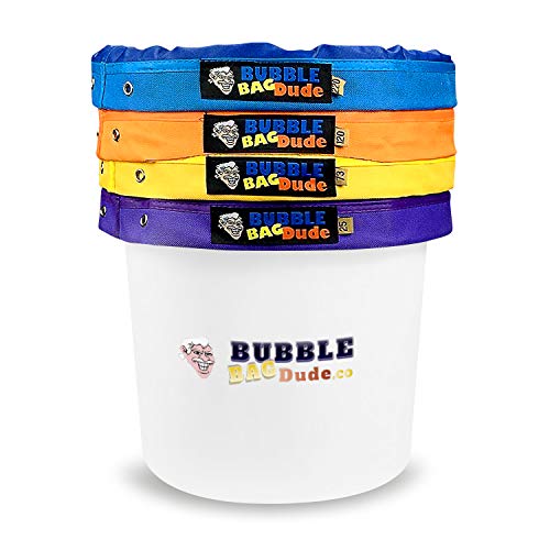 Bubblebagdude 1 Gallon 4 Bag Set – Herbal Ice Essence estrattore Kit – Comes with premendo Display e immagazzinaggio