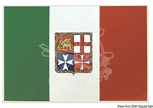 OSCULATI Bandiera Adesiva Italia 11 x 16 cm