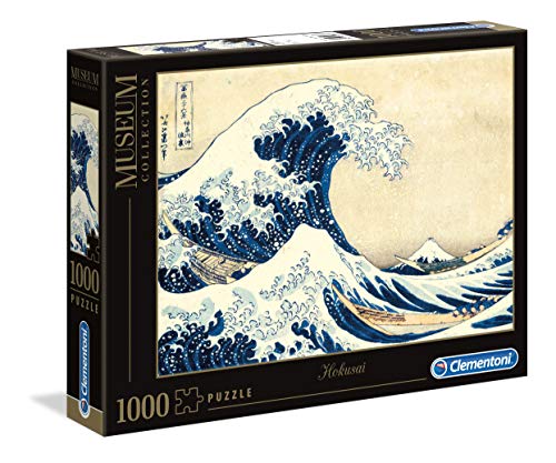 Clementoni-La Grande Onda di Hokusa Museum Collection Puzzle, 1000 Pezzi, 39378