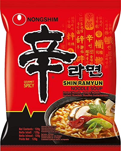 Nong Shim Noodles Shin Ramen - Pacco da 20 x 130 g