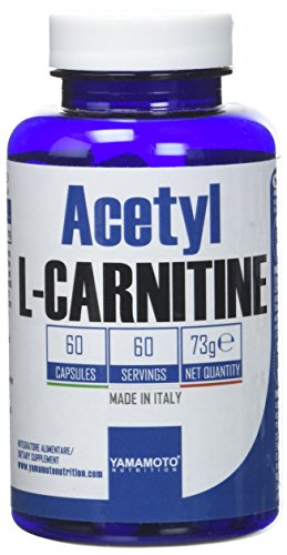 Yamamoto Nutrition Acetyl L-CARNITINE 1000mg integratore alimentare a base di Acetil L-Carnitina 60 capsule