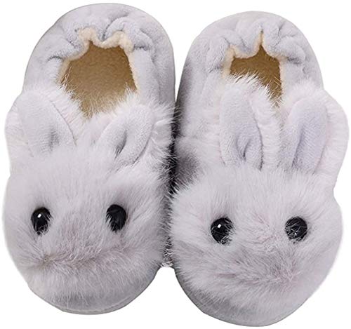 Hezeisoar Pantofole A Casa per Bambini Peluche Antiscivolo Scarpe Indoor delle Pantofole per Ragazzi Ragazze Invernali Caldo Casa Pattini