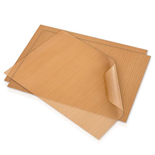 GOURMEO Carta da forno riutilizzabile (set da 3, 32 x 46 cm), facile da tagliare, lavabile in lavastoviglie ed ecologica | carta forno riusabile, riadoperabile