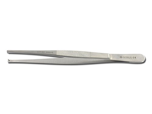 Pinza Chirurgica, 16 cm, 1x2 Denti, strumentario chirurgico in acciaio