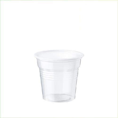 Palucart 1000 Bicchierini Caffe Bicchiere plastica Trasparente 80cc Bar macchinetta del caffè