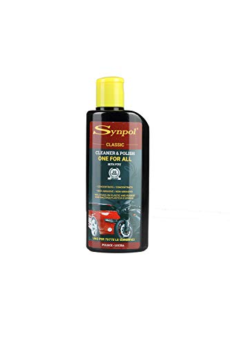 Synpol Classic Clean and Polish Crema per auto pulente e lucidante, 200 ml
