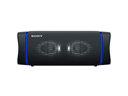 Sony SRS-XB33 - Speaker bluetooth waterproof, cassa portatile con autonomia fino a 24 ore e effetti luminosi (Nero)