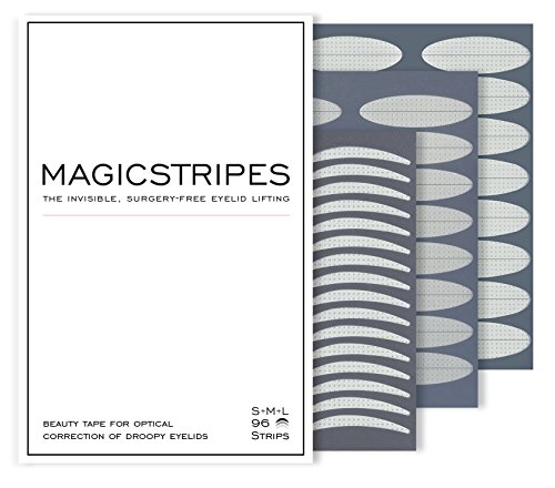 Magicstripes, confezione di correttori per lifting della palpebra, campioncini, 1 pezzo di tutte le taglie (contenuto: 96 pezzi)