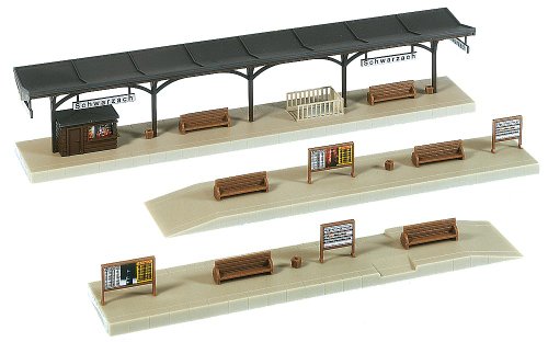 Faller 222124 - Modellismo Ferroviario, Banchina della Stazione