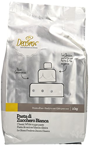 DECORA 0310149 PASTA DI ZUCCHERO CLASSICA BIANCA 2 KG