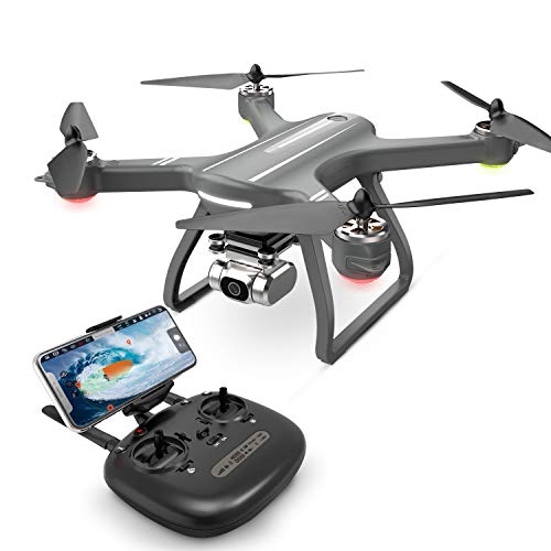 Eanling FPV Drone HS700D con videocamera HD 2K Live Video e GPS Return Home, Quadricottero RC per principianti con motore brushless, Seguimi