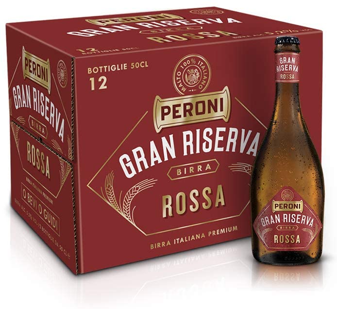 Birra Peroni Gran Riserva Rossa - Cassa da 12 x 50 cl (6 litri)