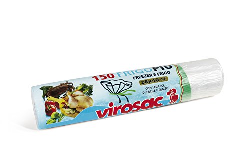 VIROSAC 111899 Sacchetti per Frigo e Freezer, 29x6x6 cm, 150 unità