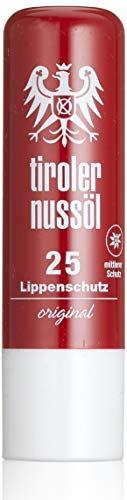 Tiroler Nussöl - Cura labbra originale SPF 25, confezione da 1 (1 x 5 g)