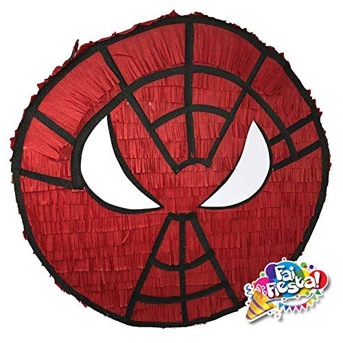 Pignatta (piñata, pentolaccia) Spiderman uomoragno. Gioco della pignatta per feste di compleanno. Personalizzabile con nome e anni. Da riempire. Made in Italy. 50 cm Diametro